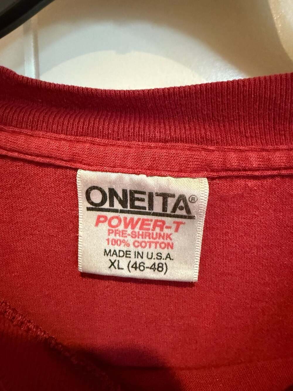 Vintage 90s Washington State University Cougars T-Shirt XL Oneita Power-T - Picture 3 of 5